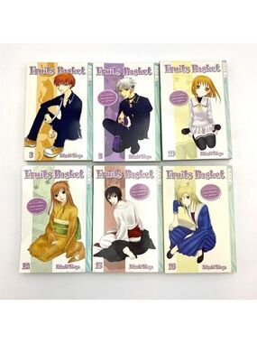 Fruits Basket Manga ENGLISH LOT OF 6 Vol. 3,8,10,12,15,16 Natsuki Takaya